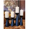 Image 3 : Set of 4 Candle Holders 10.5 Tallest