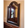 Image 1 : Wood & Leather Mirror 29.5W x 45H