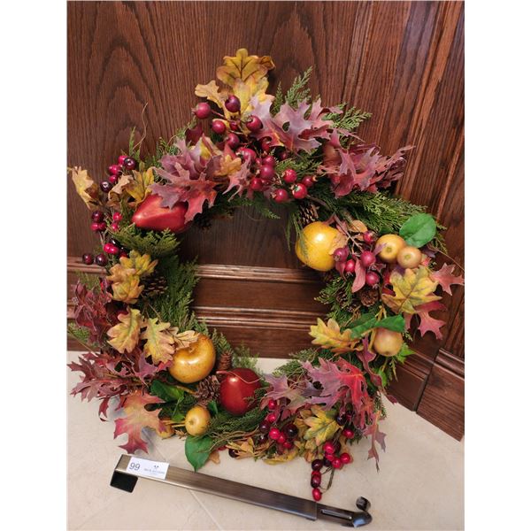 Fall Wreath & Door Hanger 25"