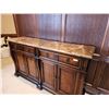 Image 2 : Stanley Furniture Company Buffet - Marble Top 79.5L x 20D x 47T