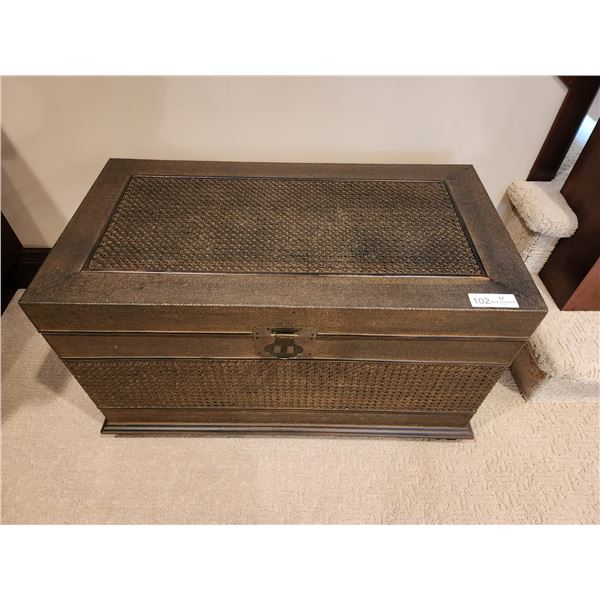 Wicker Trunk 30L x 16D x 17.5H