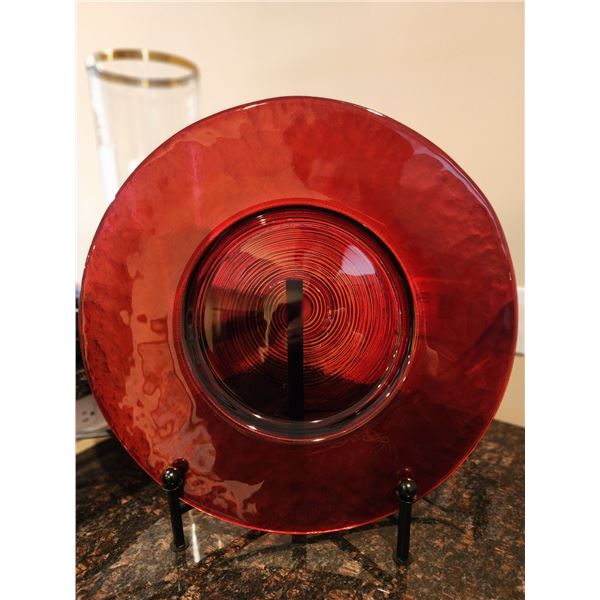 Glass Plate & Stand 19.5W