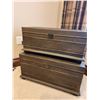 Image 2 : Wicker Storage Chests Large 26.5L x 13.5H