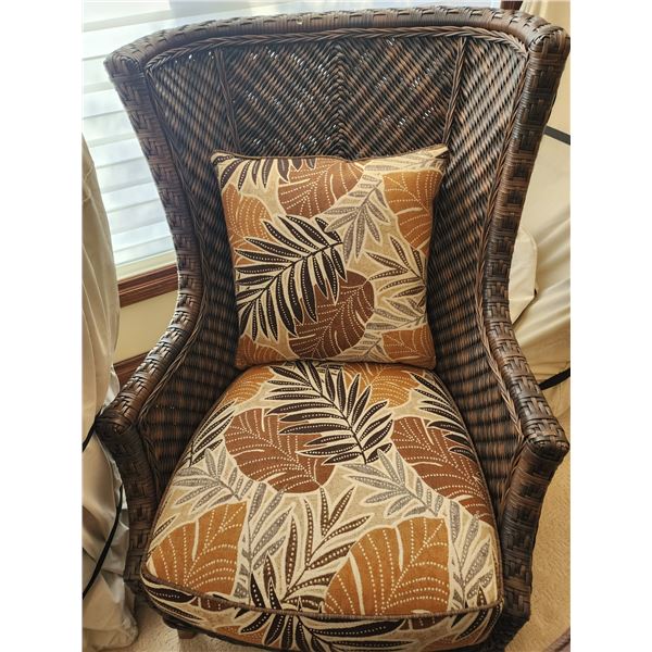 Island Estate Lanai Wing Chair 762071 With Cover 30.5W 28D 44.5H