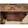Image 3 : Stanley Furniture Company Bachelor Chest Marble Top 35.5L x 19D x 36H