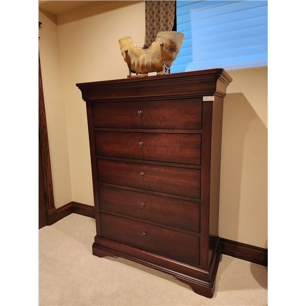 Stanley Furniture Company Tall Boy Chest Of Drawers 43.5L x 18D x 59.5H