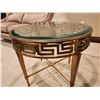 Image 2 : Glass Top Round Side Table 28L x 24H
