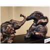Image 2 : Decoritive Resin Elephant Statues 14.5L x 12H
