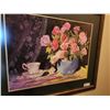 Image 2 : Pastel Floral Painting Leona B 32L x 27.5H