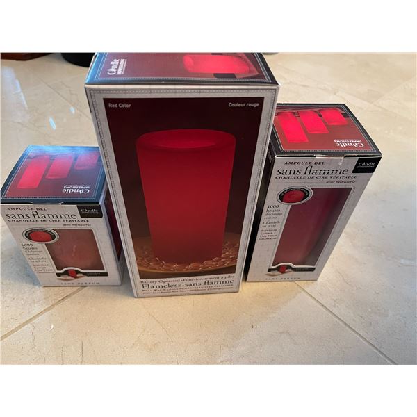 LED Christmas Candles 12 Pieces