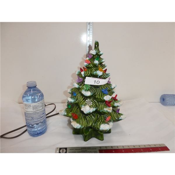 home decor Ceramic electric Christmas tree