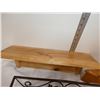 Image 3 : wooden shelves, decorative tray