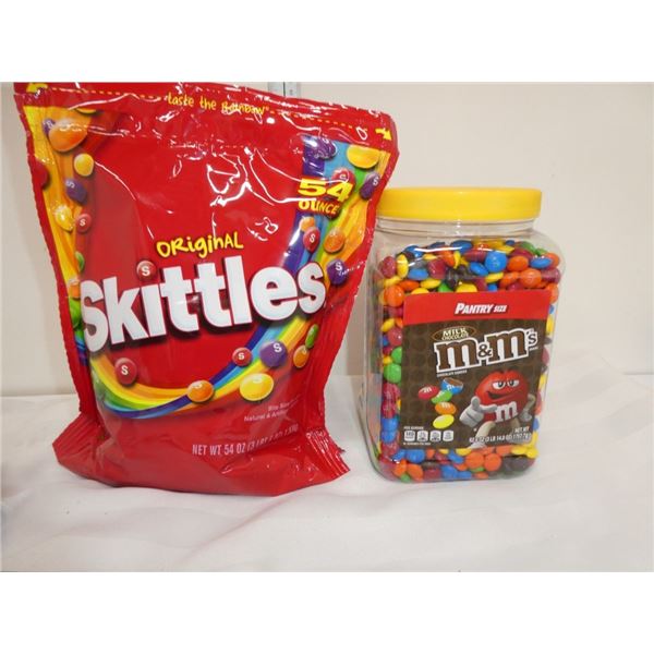 3lbs Skittles & 3lbs M&Ms