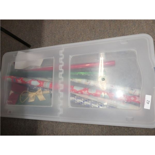 gift wrap & storage container