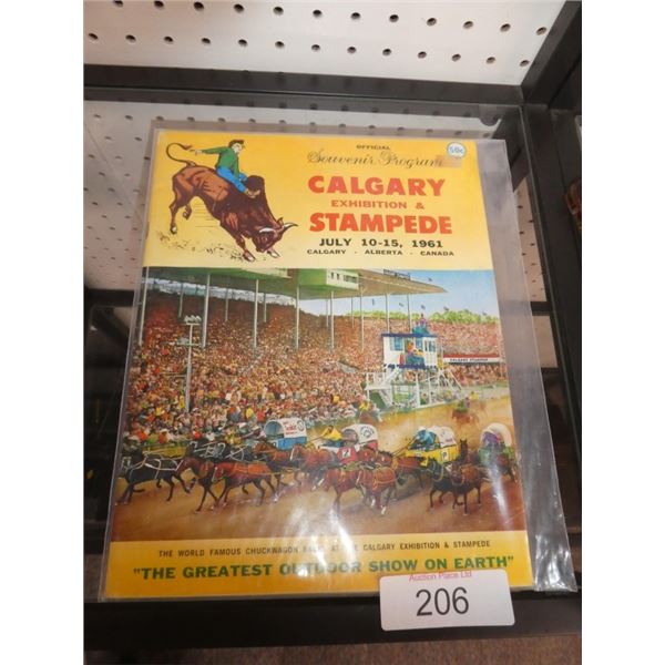 Calgary exhibition & stampede souvenir program1961