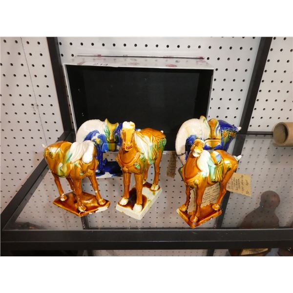 Vintage Ceramic horse figurines