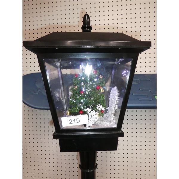 decorative Christmas lamp post and