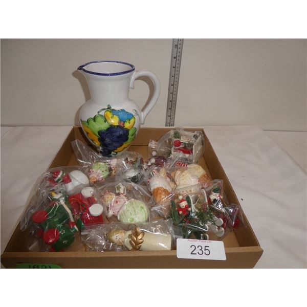 decorative vase, misc holiday decor/ornaments