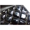 Image 7 : Chanel Black Quilted Patent Leather Small Double Flap Bag
