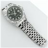 Image 7 : Rolex Mens Stainless Steel Black Diamond Lugs & Pyramid Bezel Datejust Wristwatc