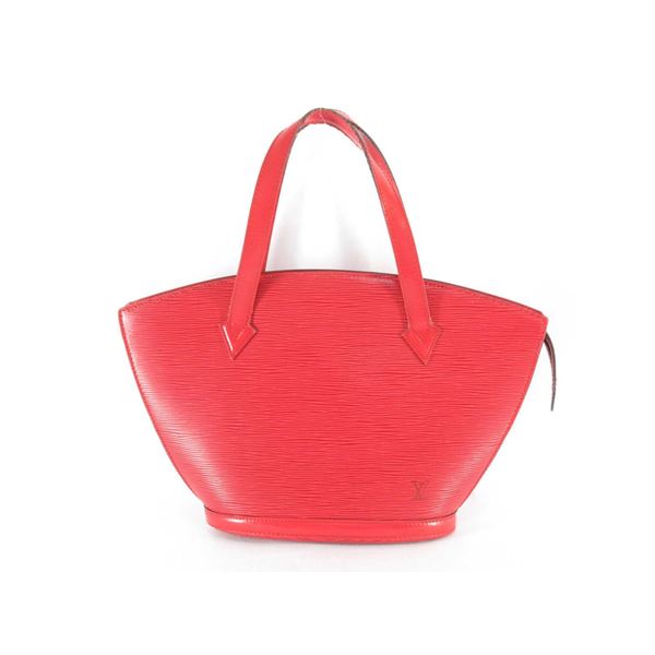 Louis Vuitton Red Epi Leather St. Jacques PM Handbag