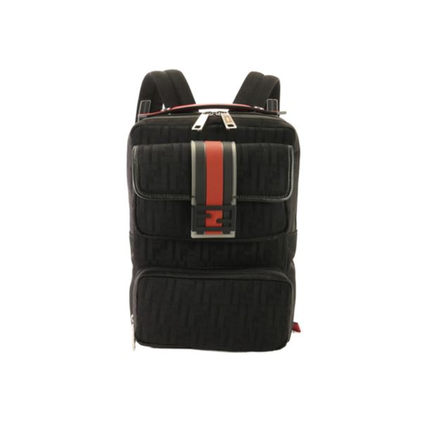 Fendi Baugette Pocket Zip Backpack