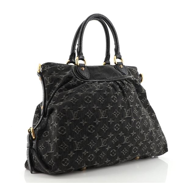 Louis Vuitton Neo Cabby Handbag Denim GM