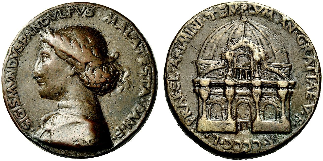 Sigismondo Pandolfo Malatesta. Medaglia 1450