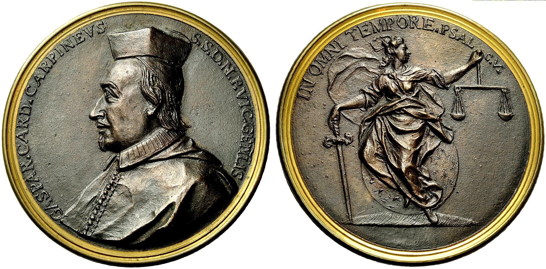 Gaspare Carpegna cardinale, 16331714. Medaglia (1686)