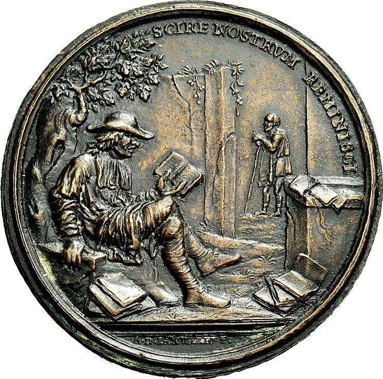 Antonio Magliabechi. Medaglia (1714)