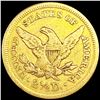 Image 2 : 1854 $2.50 Gold Quarter Eagle NICELY CIRCULATED