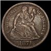 Image 1 : 1871 Seated Liberty Dime UNCIRCULATED