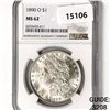 Image 1 : 1890-O Morgan Silver Dollar NGC-MS62