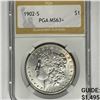 Image 1 : 1902-S Morgan Silver Dollar PGA MS63+