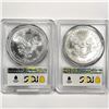 Image 2 : 2020 Set (2) American Silver Eagle PCGS-MS69