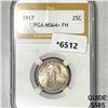 Image 1 : 1917 Standing Liberty Quarter PGA MS64+ FH