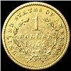 Image 2 : 1851 Rare Gold Dollar CLOSELY UNCIRCULATED