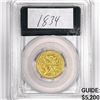 Image 1 : 1834 $5 Gold Half Eagle CW