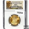 Image 1 : 1914 Canadian $10 Gold (16.72g) NGC MS63