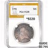 Image 1 : 1795 Flowing Hair Half Dollar PGA VG8