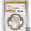 Image 1 : 1890-S Morgan Silver Dollar PGA MS64