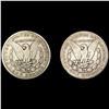 Image 2 : (2) Morgan Silver Dollars NICELY CIRCULATED