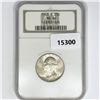 Image 1 : 1948-D Washington Silver Quarter NGC MS66