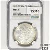 Image 1 : 1878 7TF Morgan Silver Dollar NGC MS62 Rev 78