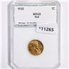 Image 1 : 1930 Wheat Cent PCI MS65 RED