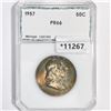 Image 1 : 1957 Franklin Half Dollar PCI PR66