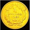 Image 2 : 1855-C TY2 Rare Gold Dollar CHOICE AU