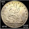 Image 1 : 1855-S Seated Half Dollar LIGHTLY CIRCULATED