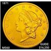 Image 1 : 1871 $20 Gold Double Eagle UNCIRCULATED