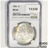 Image 1 : 1886 Morgan Silver Dollar NGC MS64